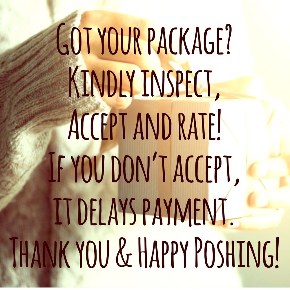 📦 PLEASE INSPECT, ACCEPT & RATE! 📦